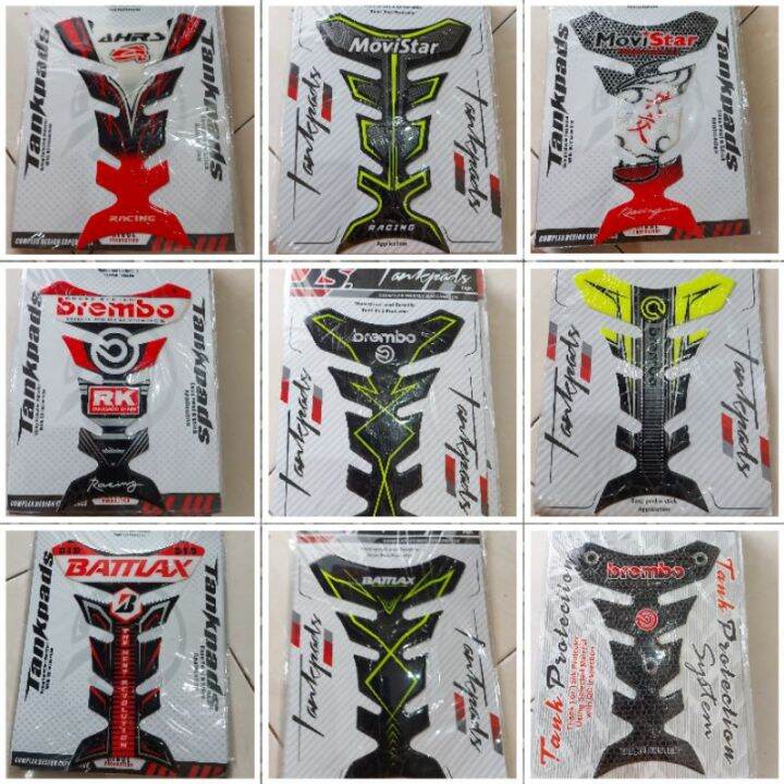 Sticker Emblem Tankpad Tank Pad Motor Protection Timbul Lazada