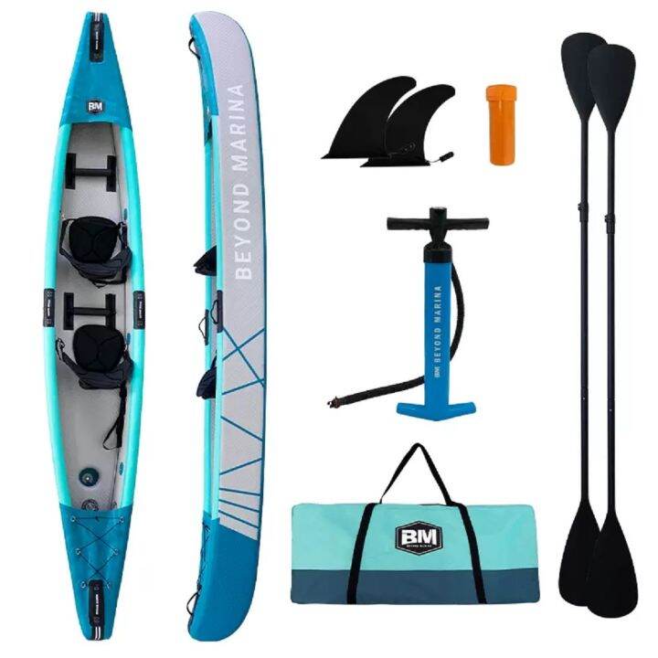 Double Kayak Inflatable Canoe Single Double Boat Kayak Fishing Boat Gap