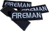 อาร์มปักข้อความ FIREMAN พร้อมติดตีนตุ๊กแก ขนาด10x3.5 cm