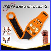 ZEN สายรัดข้อมือแม่เหล็ก พร้อมช่องใส่สกรู และ ดอกสว่าน ดอกไขควงลม Magnetic wristband กระเป๋าเครื่องมือช่าง ส่งด่วน สินค้าพร้อมส่ง