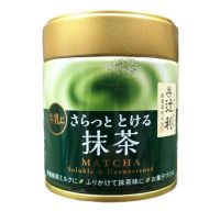 Tsujiri Matcha Soluble &amp; Unsweetened ผงมัจฉะพรีเมี่ยม สำหรับชงพร้อมดื่มไม่ผสมน้ำตาล จำนวน 1 กระปุก 40g. สินค้าญี่ปุ่น สินค้านำเข้า