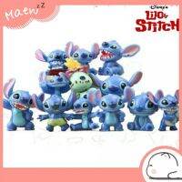 โมเดลสติช lilo &amp; Stitch 12ตัว/แพ็ค ของเล่น ตั้งโชว์ ตกแต่ง น่ารัก