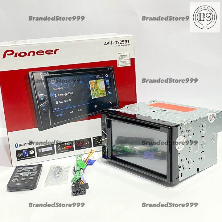 PIONEER Head Unit AVHG225BT Double Din Head Unit Audio Lazada Indonesia