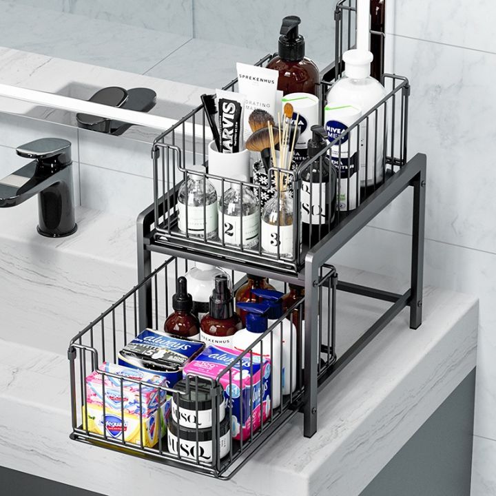 2-level sliding out sliding out storage Under Sink Organizer Multi