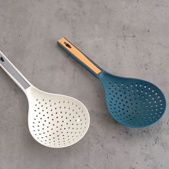 GreenHouse Online Shop กระชอนตักอาหาร กระชอนลวกผัก พร้อมที่คีบอาหาร