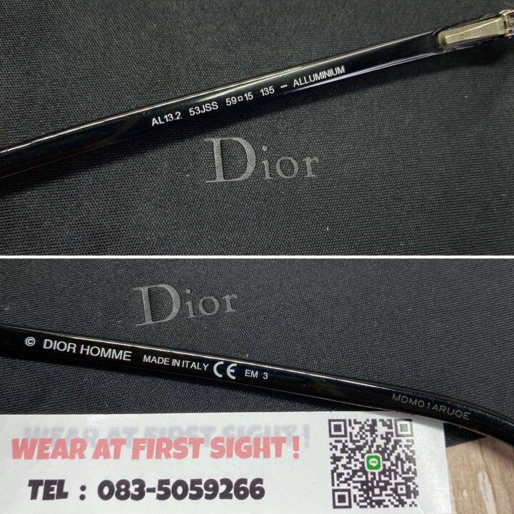 แว่น-dior-homme-ของแท้100-รับประกัน1ปี-รุ่น-al-13-2-53jss-alluminum-กรอบสีเงิน-christian-dior-al132-sunglasses