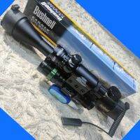 กล้องชุด Bushnell 3-9X40EG+เลเซอร์+ไฟฉายเดินป่าแรงสูง สินค้าดีมีคุณภาพ ระดับAAA