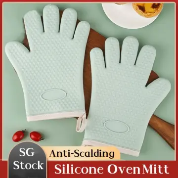 2 Pcs Silicone Pot Holders, Heat Resistant Rubber Oven Mitts, Anti Scalding  Clip, High Temperature Resistant Silicone Gloves, Microwave Gloves, Heat