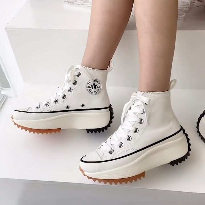 【rabbit】New Korean Synthetic Converse Sneakers Chunky Shoes For Women ...