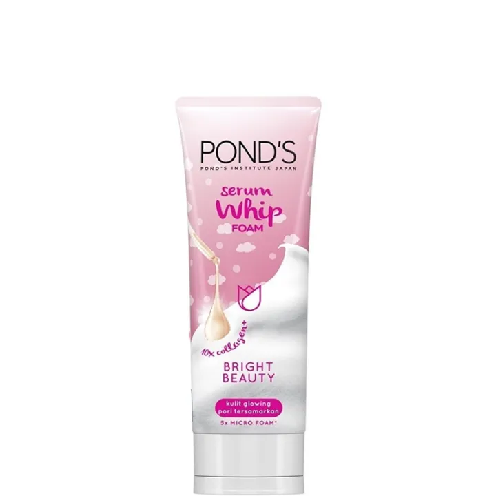 PONDS Bright Beauty Whip Serum Facial Foam 100gr/ Pond's White Serum ...