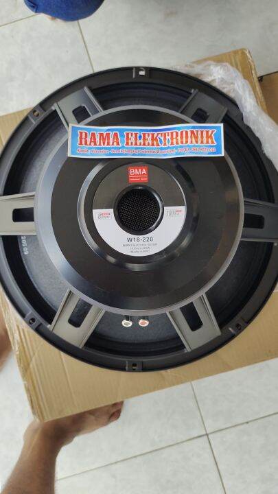 Spiker Speaker Bma Inchi W Watt Ohm Subwoofer Inch Coil Lazada Indonesia