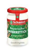 (Free shipping) Schamel Bayerischer Meerrettich Scharfwürzig  350 g เบเยอร์ริชเชอร์ เมียร์ เรททิช ซอสสำหรับจิ้มเนื้อสัตว์ ตรา ชาเมล 350 กรัม