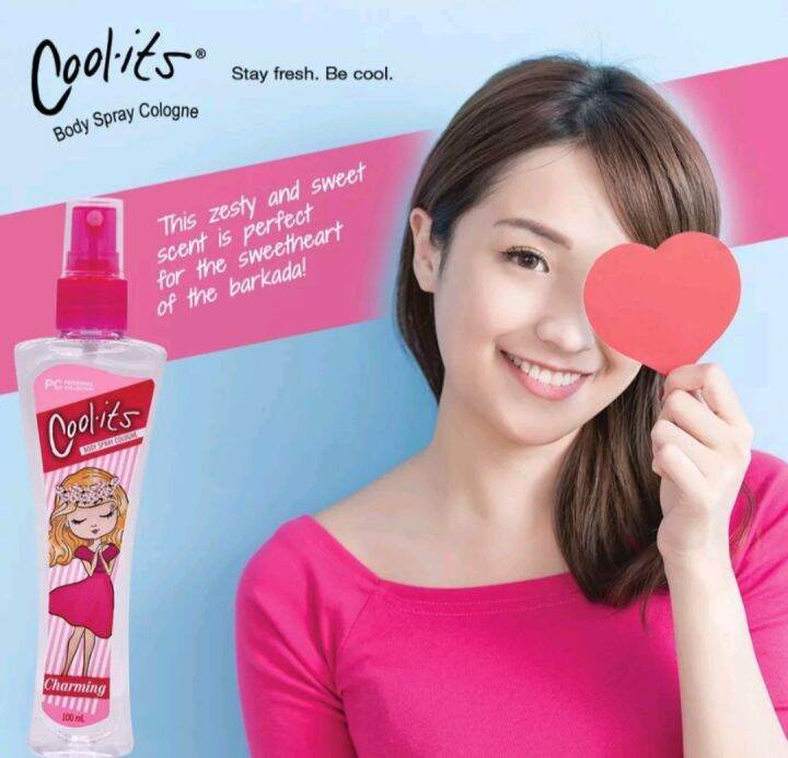 COOL ITS BODY SPRAY COLOGNE CHARMING 100ML, TEENS BODYSPRAY COLOGNE 100ml,WOMEN BODY SPRAY