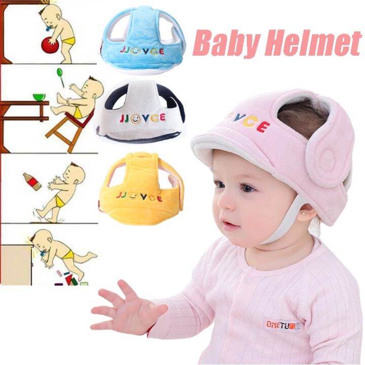Infant Baby Cap Adjustable Toddler Safety Helmet Head Protection Hat for Walking Running