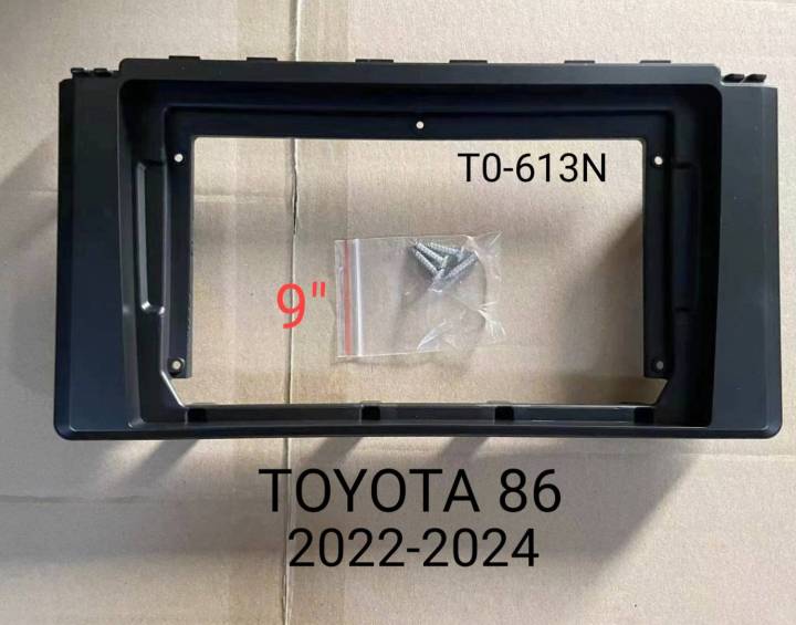 หน้ากากวิทยุ TOYOTA T86 ปี 2022-2024 สำหรับเปลี่ยน จอ android 9"