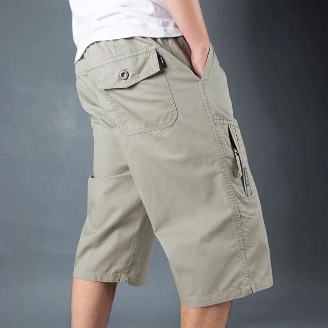 555-l-6xl-กางเกงขาสั้นลำลอง-กางเกงขาสั้นมีกระเป๋า-กางเกงเอวยืด-ขาสั้นสีพื้น-กางเกงขาสั้นแฟชั่น-กางเกงขาส่วน-ไซส์ใหญ่