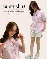 พร้อมส่ง ❗️SUNNY BOY SHIRT #dressylismm เสื้อเชิ้ตปกยาว มีดีเทลผูกที่คอ