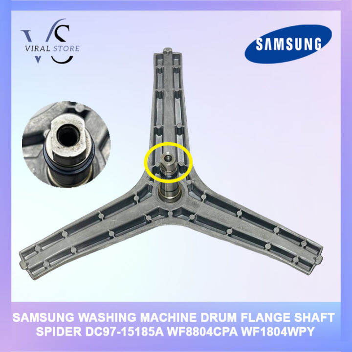 Samsung Washing Machine Drum Flange Shaft Spider DC9715185A WF8804CPA