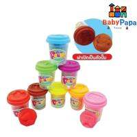 BABYPAPA แป้งโดว์   10 สี/  8สี กระปุกเล็ก/ใหญ่ บนฝามีตัวปั้ม เก็บเงินปลายทางได้