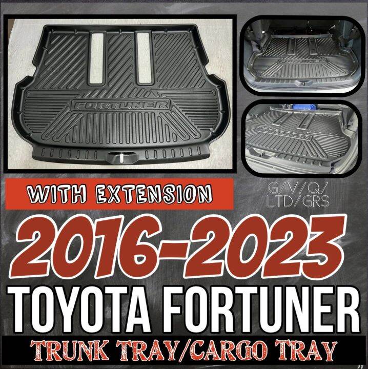 TOYOTA FORTUNER TRUNK TRAY / CARGO TRAY WITH EXTENSION 20162023