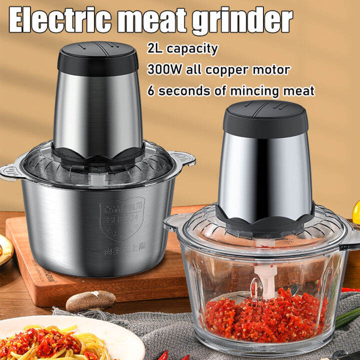 HighPower MultiFunction Stainless Steel 304 Electric Chopper Meat