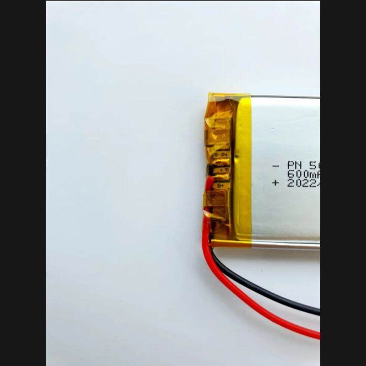 battery-แบตเตอรี่-3-7v-600mah-503040-mp3-mp4-gps-bluetooh-กล้องติดหน้ารถ-แบตลำโพง-แบตกล้อง-stere-diy-มีประกัน-จัดส่งเร็ว-เก็บเงินปลายทาง