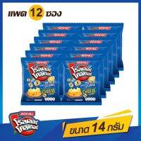 Roller Coaster โรลเลอร์ โคสเตอร์ รสชีสต้นตำรับ 14g x 12ซอง มันฝรั่งทอดกรอบ ชีส