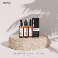 Loligene Revival Anti-Aging Hair Serum เซรั่มช่วยลดการขาดหลุดร่วงและชะลอการ แพ็ค 3 ขวด