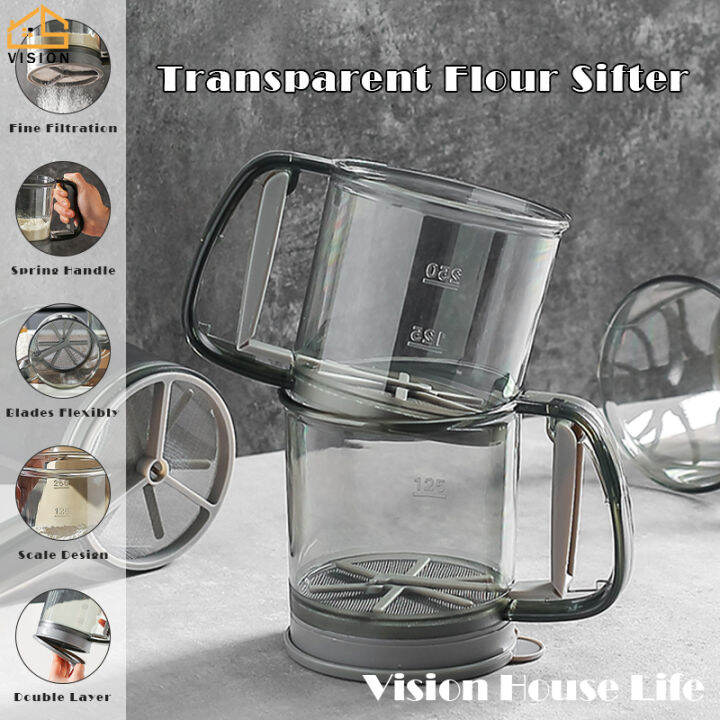 Vision Stainless Steel Flour Sifting Sifter Handheld Flour Screen