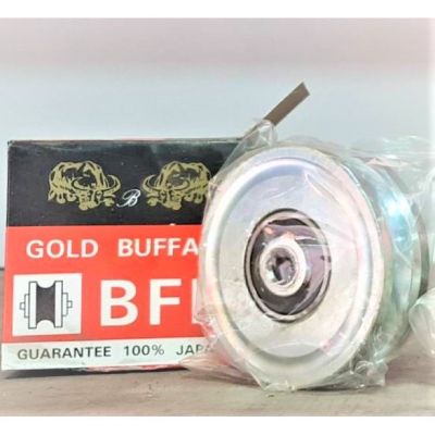 Gold Buffalo ล้อประตูรั้วเหล็กเหนียวลูกปืนญี่ปุ่น ล้อรางประตู ล้อรางฉาก 4 นิ้ว ร่องวี/ กลม