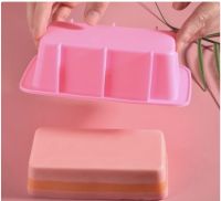 Square Silicone ซิลิโคน สี่เหลี่ยม สำหรับทำขนมปันเนยสด เค้ก วุ้น by gt