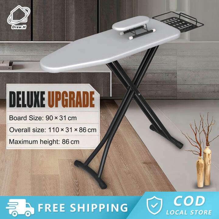 Ironing board/silver plated cloth/6level adjustment/foldable/steam