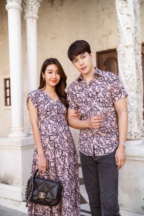 ชุดคู่-ชุดถ่ายprewedding-prewedding-ชุดออกงาน-เสื้อคู่-ชุดสีชมพู-เชิ้ตสีชมพู-งานป้าย-ชุดไปงานแต่ง-ชุดออกงาน-ชุดคู่รัก-vsm-80077