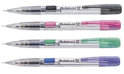 Pentel paitong PD-105ดินสอกดแบบกดด้านข้างปากกาอัตโนมัติแบรนด์ญี่ปุ่นปากกาแกนตะกั่วมม.