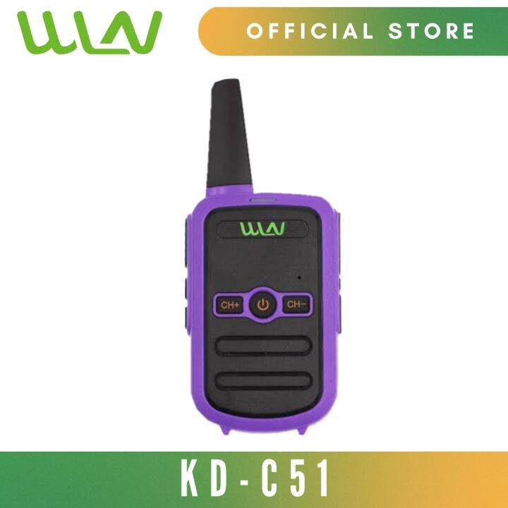 WLN KD-C51 5W 16 Channel UHF 400-470MHz Two-Way Walkie Talkie Radio ...