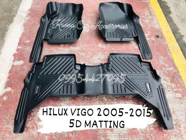 HILUX VIGO 20052015 5D FULLY EXTENDED DEEP DISH MATTING Lazada PH