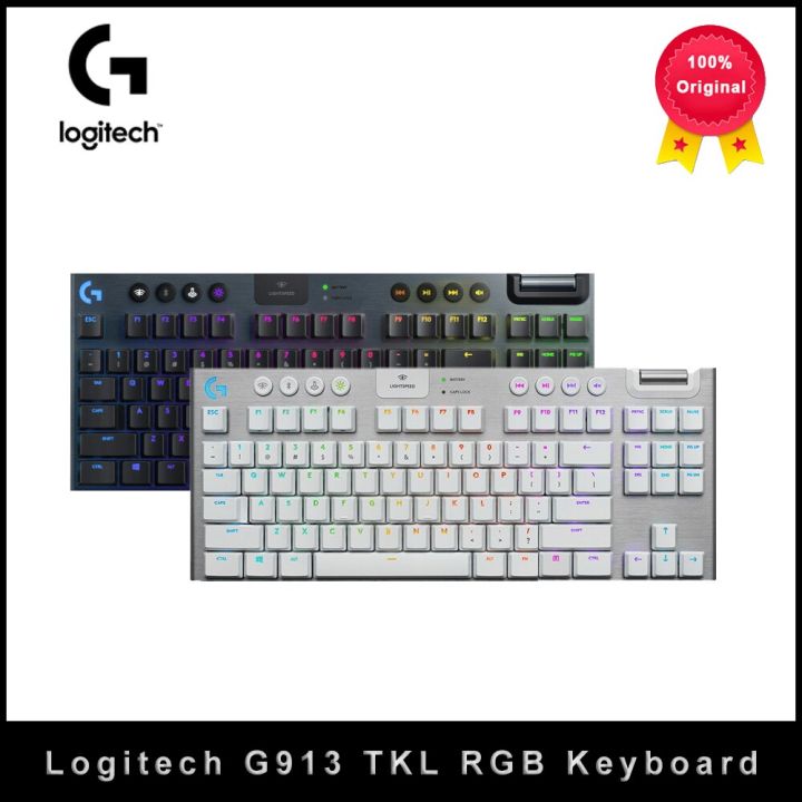 【In Stock】Logitech G913 TKL Wireless Lightspeed Bluetooth RGB Backlit  Mechanical Keyboard 87 Game Low Switch 87 Key TKL Gaming Keyboard  Professional E-sports Players For PC | Lazada PH