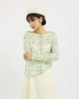 LALANLA Buttercup Top (Green) เสื้อแขนยาว