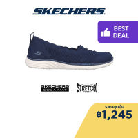 Skechers สเก็ตเชอร์ส รองเท้าผู้หญิง Women On-The-GO Ideal Adorable Walking Shoes - 137045-NVY Goga Mat Plush, Machine Washable, Stretch Fit, Ultra Go