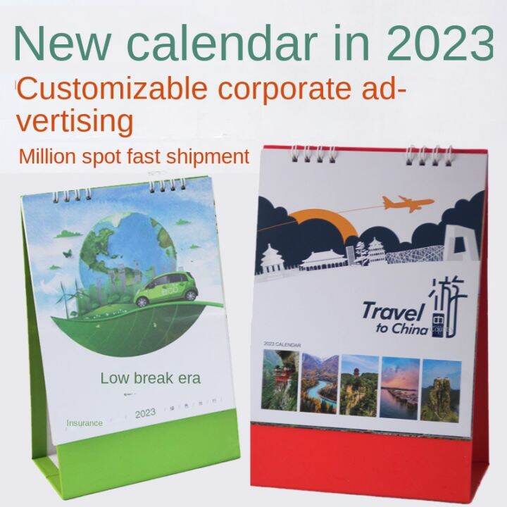 Desktop Calendar Notepad Creative Desk Calendar 2022 Plan Clockin Memo