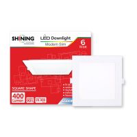 TOSHIBA LED Downlight Modern Slim SQ 6w DL เดย์ไลท์