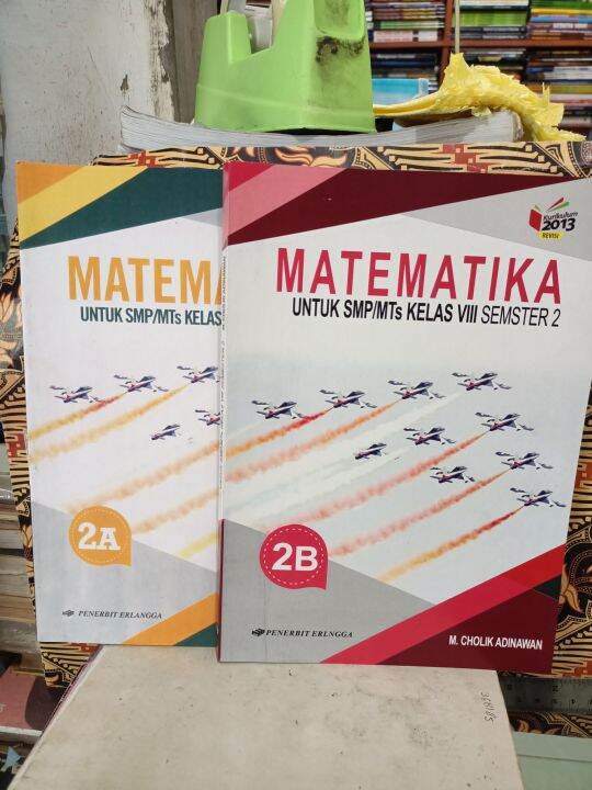 Buku Matematika 2A Dan 2B Kelas 8 SMP Erlangga | Lazada Indonesia