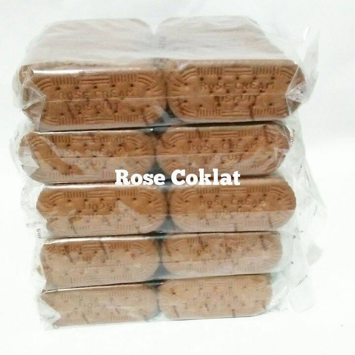 Biskuit Khong Guan Rose Coklat 800 Gram Biscuit Lapis Krim Coklat