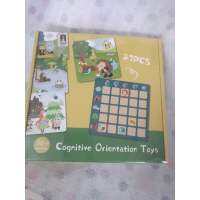 เกมส์หาสัตว์ Cognitive orientation toys 27 pcs concentration training toys beads clip Montessori fine movements วิธีเล่น ดูการ์ดภาพ และวางตำแหน่งบล็อคภาพสัตว์ทั้ง5 ให้ตรงกับสถานที่ มีเฉลยด้านหลังโจทย์ เหมาะสำหรับเด็ก 2 ขวบครึ่งขึ้นไป