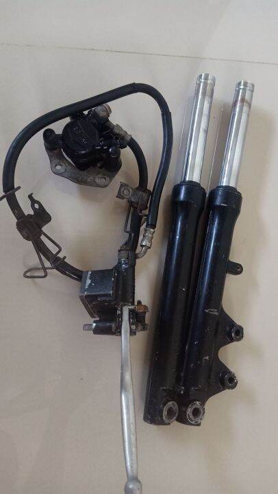 Shockbreaker Shock Depan Suspensi Fullset Cakram Suzuki Hayate Pnp