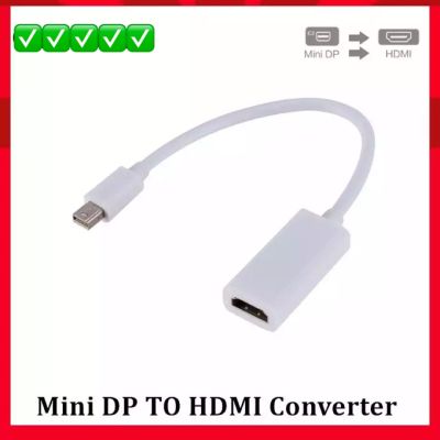 Mini DP to HDMI Cable อะแดปเตอร์แปลง Mini DisplayPort แสดงพอร์ต DP ถึง HDMI Adapter สำหรับ Apple Mac Macbook Pro air Notebook