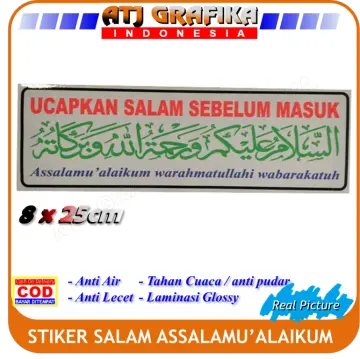 Jual Stiker Assalamualaikum Terbaru - Dec 2022 | Lazada.co.id