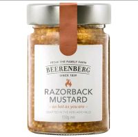 บีเรีนเบิร์ก มัสตาร์ดราซอร์รสชาติเผ็ดร้อน Beerenberg Razorback Mustard 160g