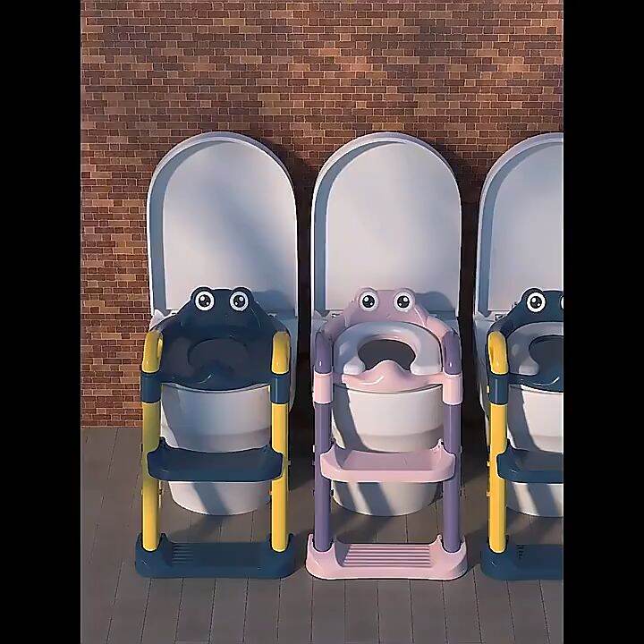 QQ Children Toilet Seat Toilet Ladder Chair Baby Girl Baby Boy Toilet