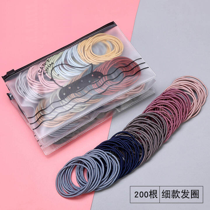 Hair Tie Rubber Band Thin Hairband Simple South korea Headband Tie-up ...